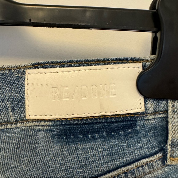 Re/Done Blue Distressed Women's Jeans - Picture 13 of 16